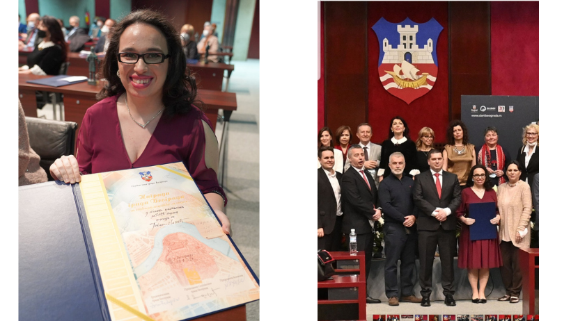 Jovana Lazic 2021 dodela